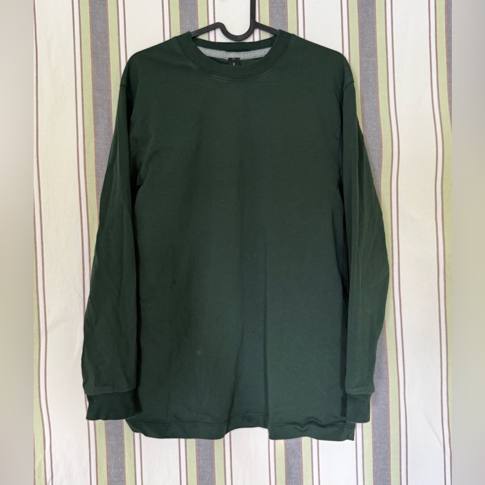 lululemon Legacy Green Heavyweight Cotton Long Sleeve